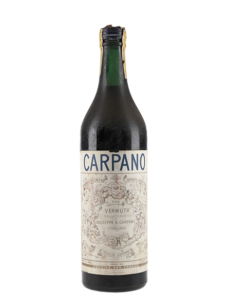 Carpano Vermuth Bottled 1960s 100cl / 16.5%