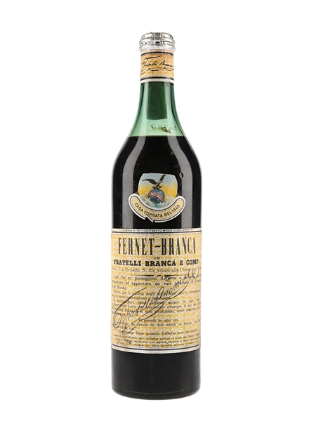 Fernet Branca Bottled 1950s 100cl / 45%