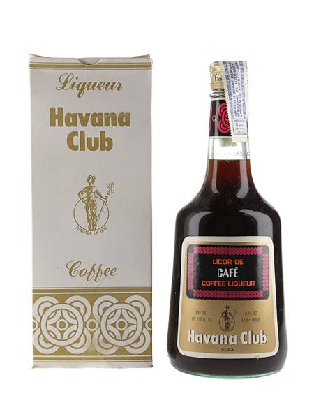 Havana Club Coffee Liqueur Bottled 1970s-1980s 75cl / 26%