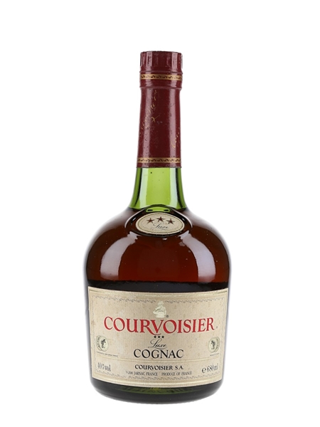 Courvoisier 3 Star Luxe Bottled 1980s-1990s 68cl / 40%