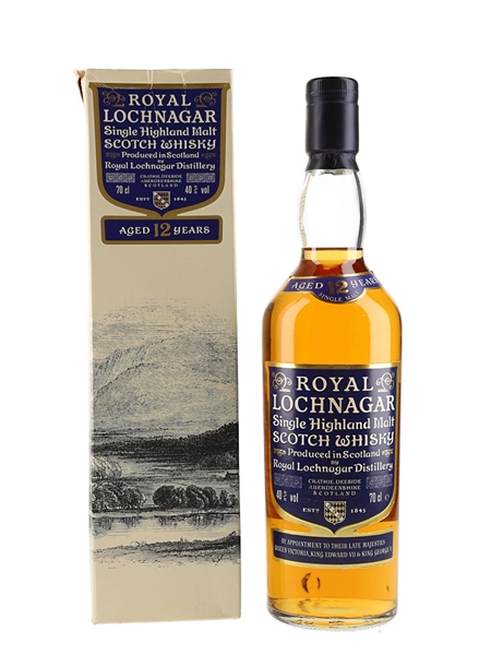 Royal Lochnagar 12 Year Old Bottled 1990s 70cl / 40%