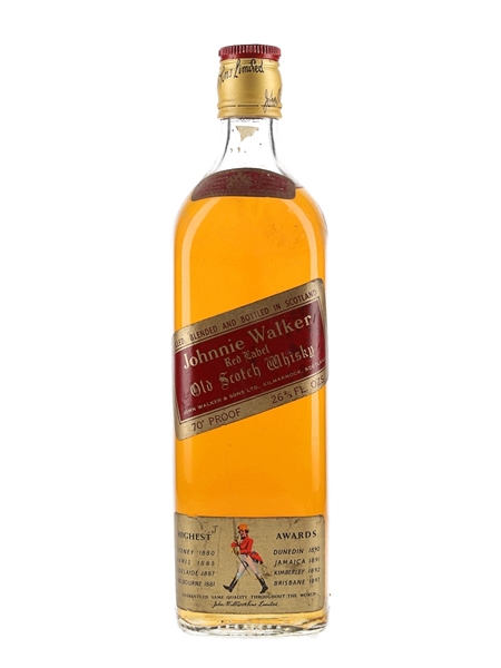 Johnnie Walker Red Label Bottled 1970s 75.7cl / 40%