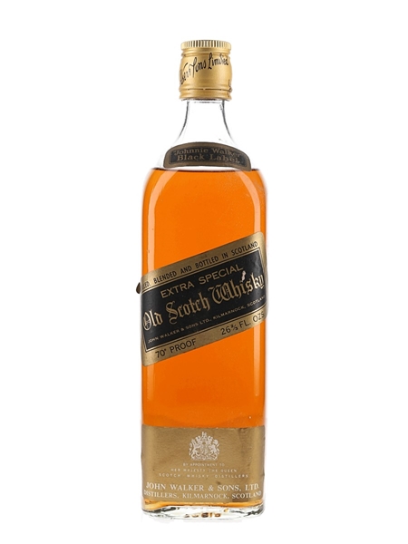 Johnnie Walker Black Label Extra Special Bottled 1970s 75.7cl / 40%