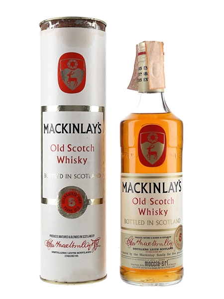 Mackinlay's 5 Year Old Bottled 1970s - Moccia 75cl / 40%