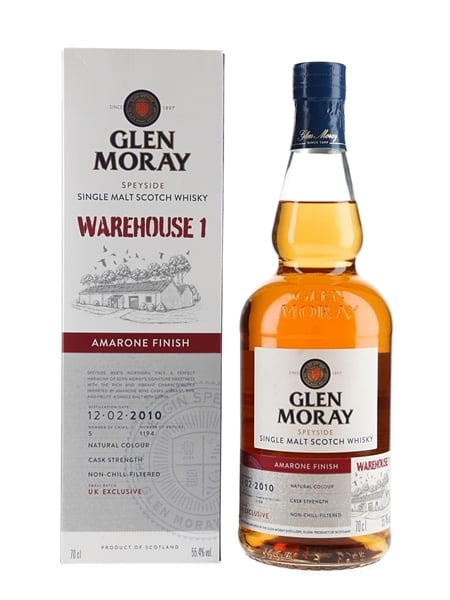 Glen Moray 2010 Warehouse 1 Bottled 2022 - Amarone Finish 70cl / 55.4%