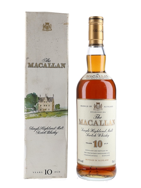 Macallan 10 Year Old Bottled 1980s 75cl / 40%