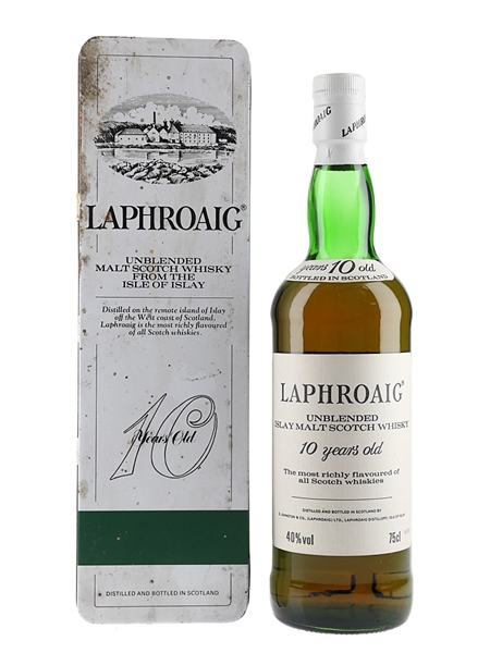 Laphroaig 10 Year Old Bottled 1980s 75cl / 40%