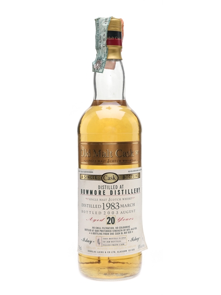 Bowmore 1983 20 Year Old The Old Malt Cask Bottled 2003 - Douglas Laing 70cl / 50%