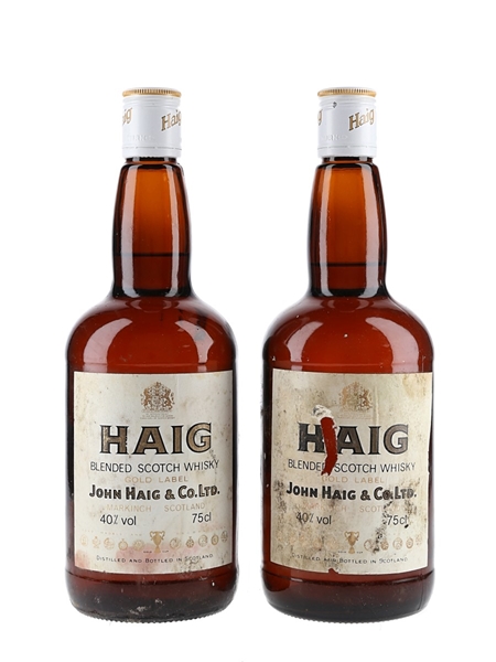 Haig Gold Label Bottled 1980s 2 x 75cl / 40%