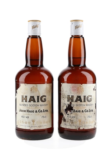 Haig Gold Label Bottled 1980s 2 x 75cl / 40%