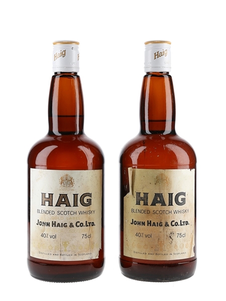 Haig Gold Label Bottled 1980s 2 x 75cl / 40%