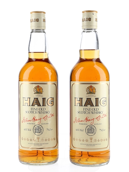 Haig Fine Old Bottled 1980s 2 x 75cl / 40%