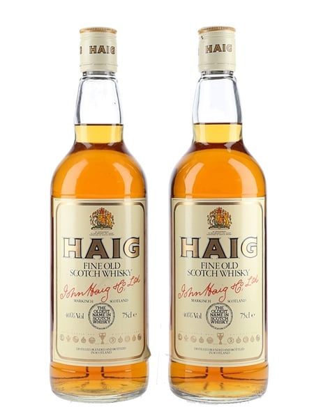 Haig Fine Old Bottled 1980s 2 x 75cl / 40%