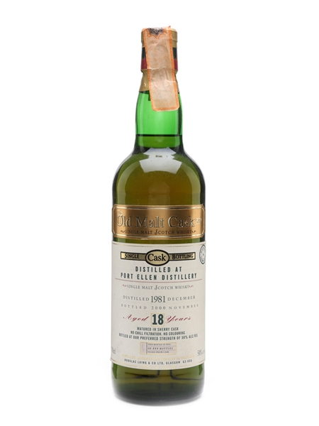 Port Ellen 1981 18 Year Old The Old Malt Cask Bottled 2000 - Douglas Laing 70cl / 50%