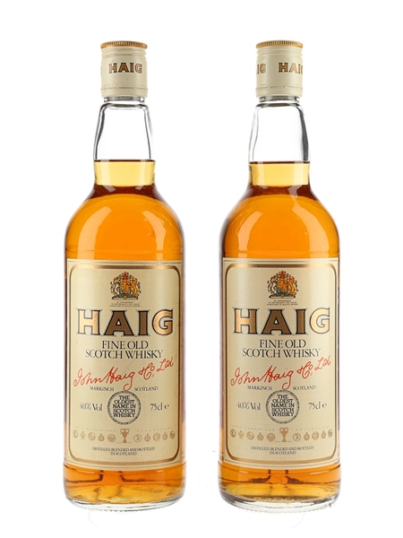 Haig Fine Old Bottled 1980s 2 x 75cl / 40%