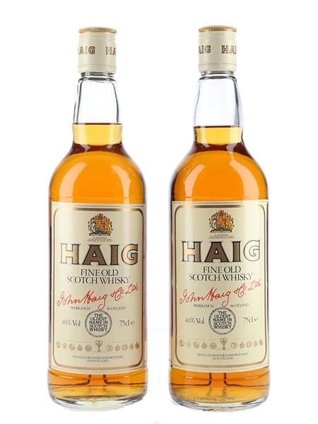 Haig Fine Old Bottled 1980s 2 x 75cl / 40%