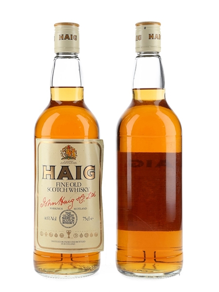 Haig Fine Old Bottled 1980s 2 x 75cl / 40%