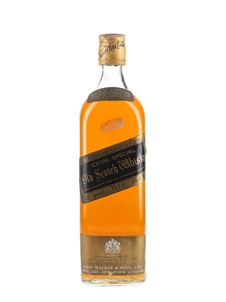 Johnnie Walker Black Label Extra Special Bottled 1970s 75.7cl / 40%