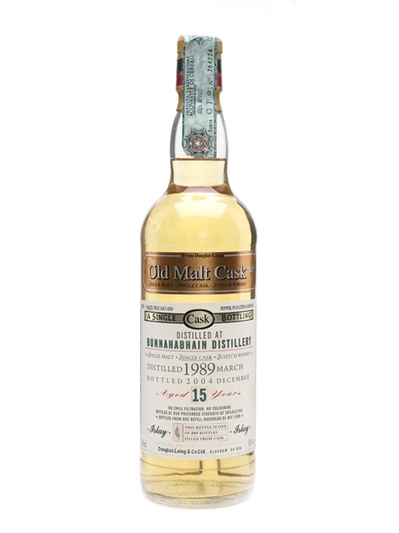 Bunnahabhain 1989 15 Year Old The Old Malt Cask Bottled 2004 - Douglas Laing 70cl / 50%