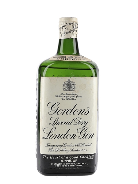 Gordon's Special Dry London Gin Bottled 1950s - Spring Cap 75cl / 40%