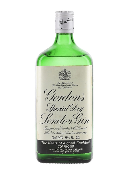 Gordon's Special Dry London Gin Bottled 1970s 75.7cl / 40%