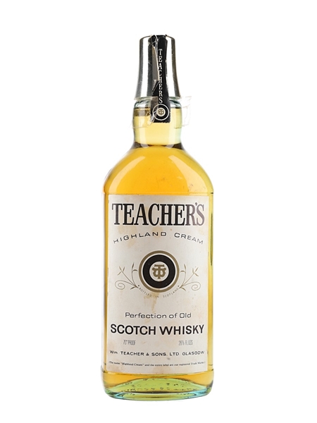 Teacher's Highland Cream Bottled 1970s 75.7cl / 40%