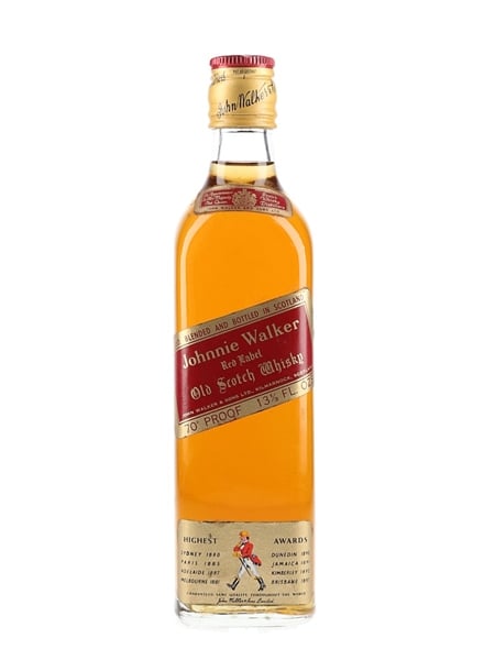 Johnnie Walker Red Label Bottled 1970s 37.8cl / 40%