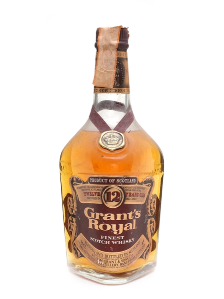 Grant's Royal 12 Year Old Bottled 1980s 75cl / 43%