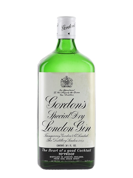 Gordon's Special Dry London Gin Bottled 1970s 75.7cl / 40%