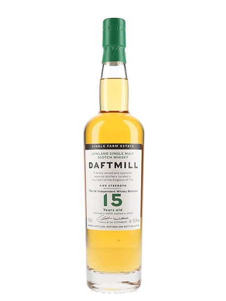 Daftmill 2007 15 Year Old Bottled 2023 - Fife Strength 70cl / 56.3%