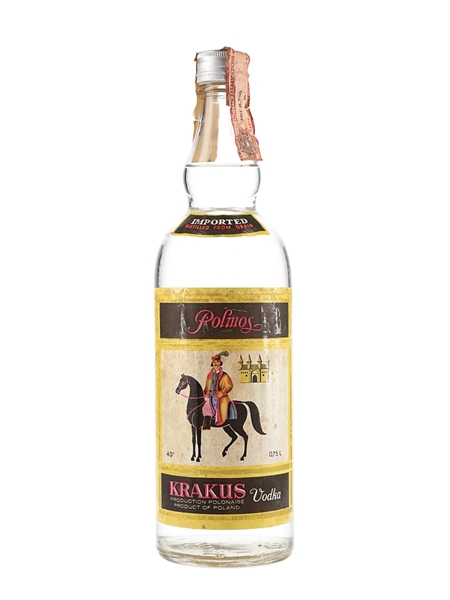 Polmos Krakus Vodka Bottled 1970s - Ruffino 75cl / 40%