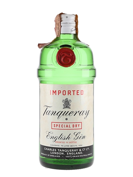 Tanqueray Special Dry Gin Bottled 1960s - Filli Gancia & C Savas 75cl / 43%