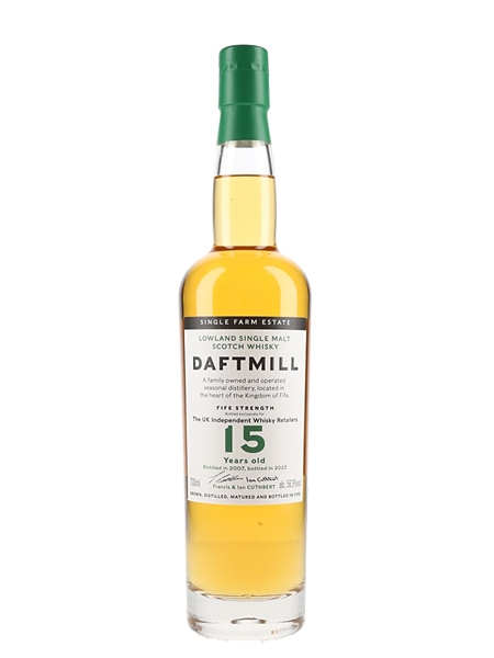 Daftmill 2007 15 Year Old Bottled 2023 - Fife Strength 70cl / 56.3%