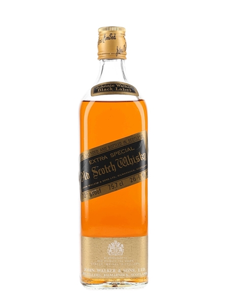 Johnnie Walker Black Label Extra Special Bottled 1970s 75.7cl / 40%