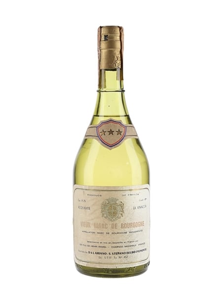 Vieux Marc De Bourgogne Bottled 1960s - D&L Ariano 75cl / 40%