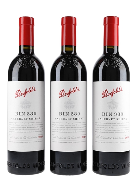 Penfolds Bin 389 Cabernet Shiraz 2019  3 x 75cl / 14.5%