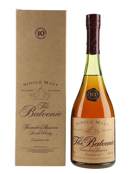 Balvenie Founder's Reserve 10 Year Old Bottled 1980s-1990s 100cl / 43%