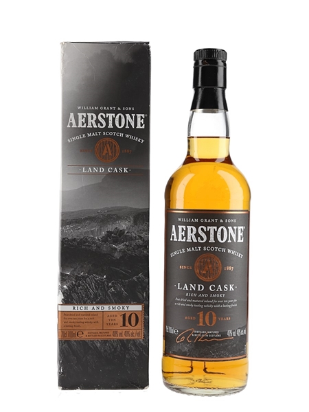 Aerstone 10 Year Old Land Cask William Grant & Sons 70cl / 40%