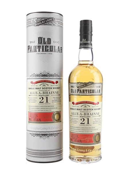 Allt-A-Bhainne 1995 21 Year Old Bottled 2017 - Douglas Laing Old Particular 70cl / 49.6%