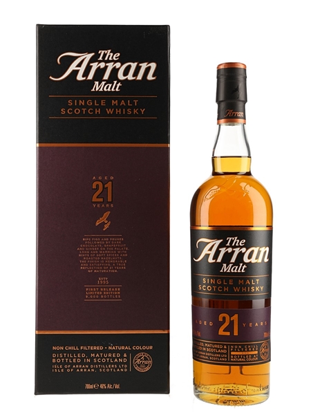 Arran 21 Year Old  70cl / 46%