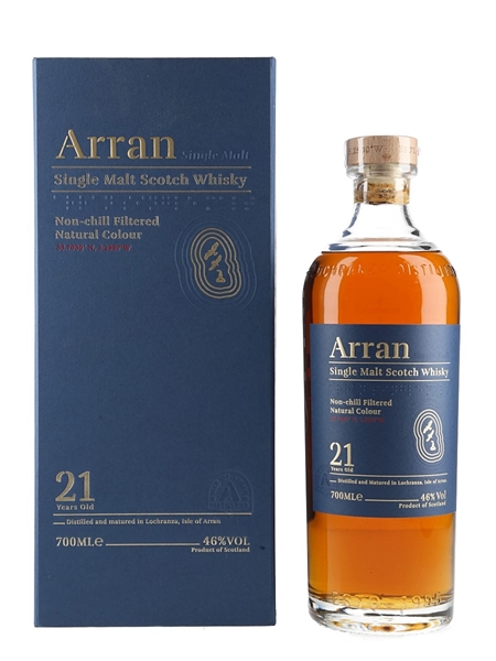 Arran 21 Year Old  70cl / 46%