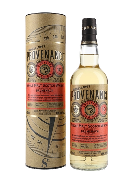 Balmenach 2007 10 Year Old Provenance Bottled 2017 - Douglas Laing 70cl / 46%