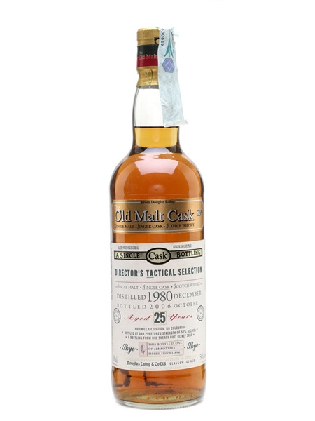 Tactical (Talisker) 1980 25 Year Old The Old Malt Cask Bottled 2006 - Douglas Laing 70cl / 50%