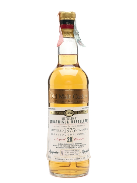 Strathisla 1975 28 Year Old The Old Malt Cask Bottled 2004 - Douglas Laing 70cl / 50%