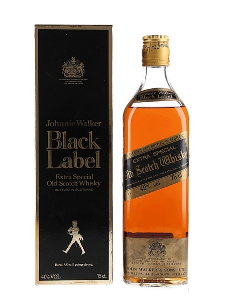 Johnnie Walker Black Label Extra Special Bottled 1980s 75cl / 40%