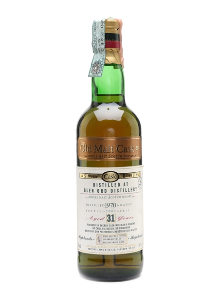 Glen Ord 1970 31 Year Old The Old Malt Cask Bottled 2002 - Douglas Laing 70cl / 50%