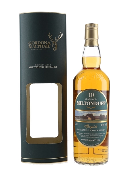 Miltonduff 10 Year Old Distillery Labels Bottled 2017 - Gordon & MacPhail 70cl / 40%