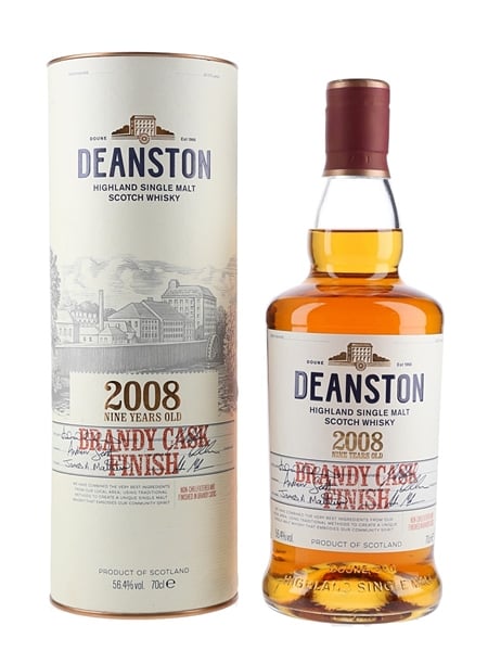 Deanston 2008 9 Year Old Brandy Cask Finish 70cl / 56.4%