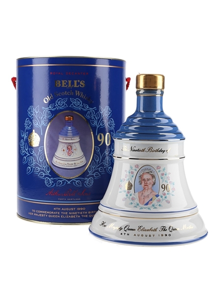 Bell's Ceramic Decanter The Queen Mother's 90th Birthday 75cl / 43%