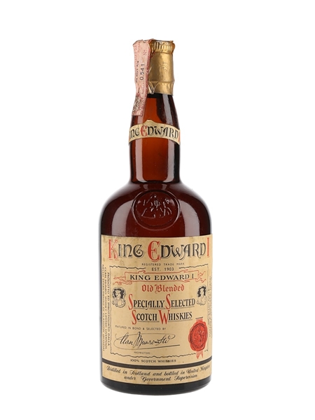 King Edward I Bottled 1960s - Martini & Rossi 75cl / 43%